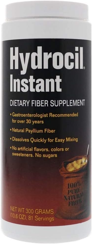 Supplément de fibre alimentaire instantanée 10.6 oz (paquet de 12)