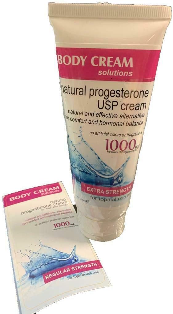Crema De Progesterona Natural para Un Sano Balance Hormonal Femenino Durante La Ménopausie - 4 Oz