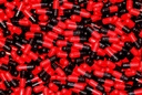 XPRS Nutra Taille 3 Capsules vides - 5000 Compte Capsules de gélatine vides - Pills Bricolage Capsule Remplissage - Pure Pill Gel Caps pour Do-It-Youlf Suppléments (Noir/Rouge)
