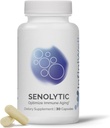 Suppléments de longévité sénolytique InfiniWell - Optimiser le vieillissement cellulaire, aider à soutenir la fonction cognitive et le traitement neurologique - avec resvératrol, Pterostilbene & Quercetin (30 capsules)
