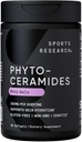 Phytocéramides 350mg par softgel - Céramides dérivés de plantes pour une peau et une hydratation saines - Non OGM sans remplissage ou vitamines synthétiques - 30 softgels liquides