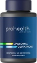 ProHealth Liposomal Glutathione, 500 mg per Serving | Master Antioxidant | Supports Healthy Aging, Cellular Health & Detoxification | Evidence-Based & Third-Party Tested