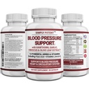 Suppléments de soutien de la pression artérielle - Coeur en santé, Cholestérol, Cardio, Hypertension, Forte BP - 13 Vitamines et herbes - Acide folique, Vitamines C B6 et B12, Aile de feuille d'olive Hawthorn Hibiscus, 90 Capsule