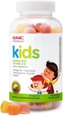 GNC Milestones Kids DHA Gummies, Kids Ages 2-12, Omega-3s, Fonction et développement des yeux et du cerveau, Vitamine A & D, Dents et os sains, sans gluten, sans arômes artificiels, citron de framboise, 120 Gummies