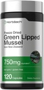 Horbäach Green Liped Mussel, 750 mg de 120 capsules de Nouvelle-Zélande