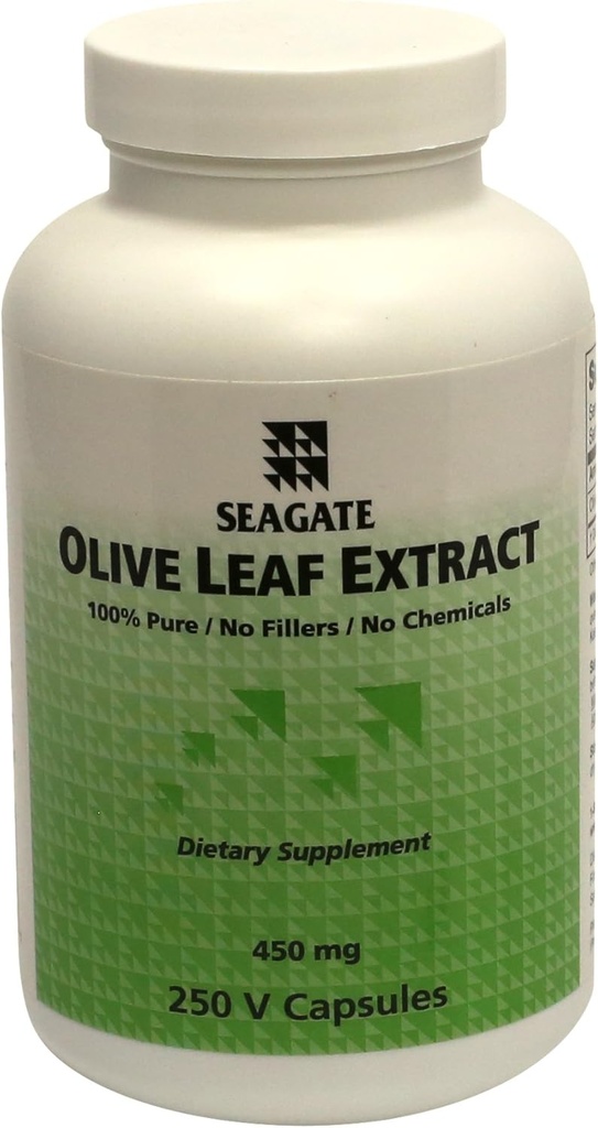 Produits Seagate Olive Leaf Extract 450 mg 250 Capsules