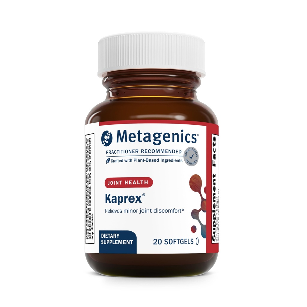 Métagénique Kaprex, modulateurs sélectifs de réponse à la kinase pour le confort articulaire, basé sur la plante - 60 Softgels