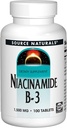 Source Naturals Niacinamide 1500mg, 100 onglets (2 pack)