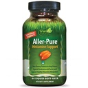 Irwin Naturals Aller-Pure - 54 Liquid Soft-Gels - Histamine Support avec Quercetin, Luteolin et Rutin - Formule non somnolente