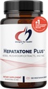 Designs for Health Liver Support Capsules - Hepatatone Plus avec Thistle de lait, NAC, Schisandra - Extraits de champignons pour nettoyer + Immmune Support - Supplément de détox hépatique pour hommes + femmes (120 capsules)