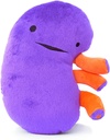 I Heart Guts Kidney Plush – 9" Educational Stuffed Organ Toy for Kidney Disease, Transplant Recovery, Dialysis, CKD, Polycystic Kidney, Renal Failure – Funny Get Well Gift