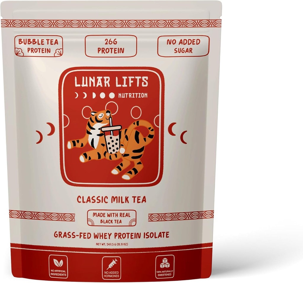 Lunar Lifts Nutrition Classic Milk Tea Boba Protein Powder