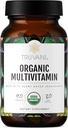 Truvani Supplément multivitamines biologiques quotidiennes - Comprimés végétaliens, non OGM avec fer et biotine - Sans lait, soja et gluten - 30 jours d'approvisionnement (90 comprimés)