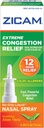 Zicam Extreme Congestion Relief Nasal liquide sans goutte avec Aloe Vera apaisant, 0,5 once (paquet de 2)