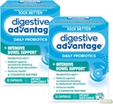 Digestive Advantage Intensive Bowel Support Probiotic Defends Against Gas & Bloating, 32 Count Capsules (2 Pack)