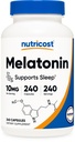 Nutricost Melatonine 10mg, 240 Capsules, sans OGM et sans gluten