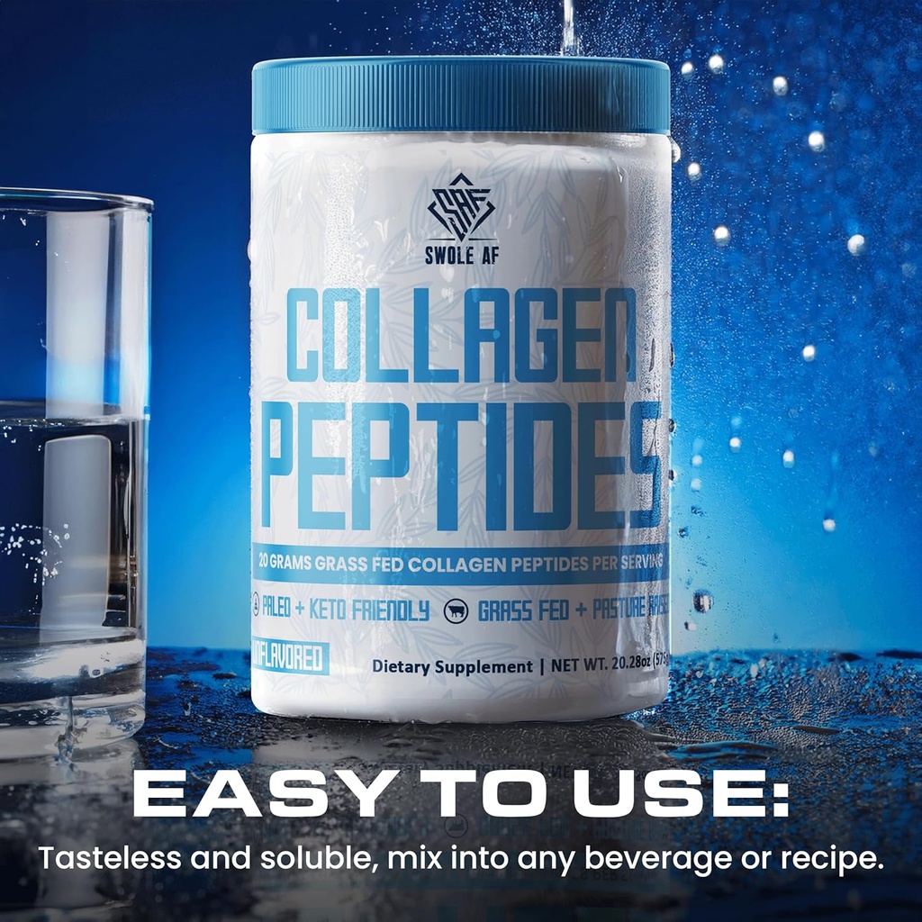 Swole AF Collagen Peptides.