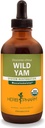 Extrait liquide de Yam sauvage biologique certifié Herb Pharm pour le soutien du système musculosquelettique - 4 Ounce