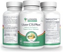 Logos Nutritionals-Liver CS Plus-60 Puissant foie Detox Formule Veggie Caps-Augmentation du Glutathion et diminution du stress oxydatif.