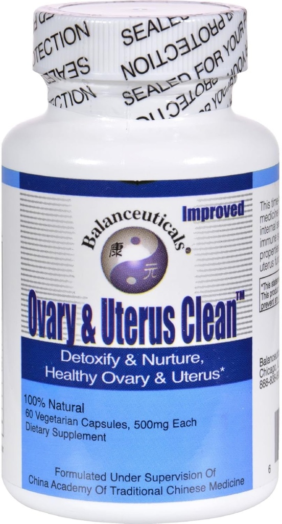 Birsppy Balanceuticals Ovary et Uterus Clean - 500 mg - 60 Capsules