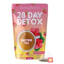SkinnyBoost 28 Day Detox Daytime Tea -HIBISCUS BERRY (28 sachets de thé) soutient le métabolisme boost, detox, tout naturel, non OGM, végétalien, kéto amical