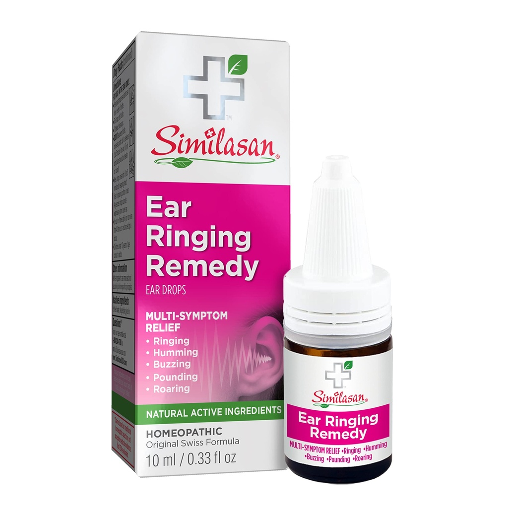 Similasan Ear Ringing Remedy Ear Drops 0.33 Ounce Bottle