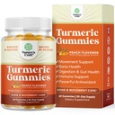 Gummies de soutien curcumin immune curcumin - Immune Booster Gummies curcuma pour le soutien des articulations et le soin avancé de la peau - avec supplément d'articulation de poivre noir Vitamines gommy avec poudre curcumine