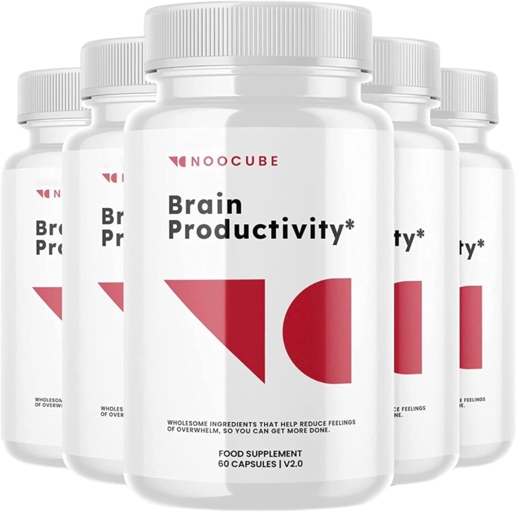 NOO-Cube Brain Productivity Pills Cognitive Enhancer Pills, Brain Productivity Supplement, 300 Count (Pack of 5)
