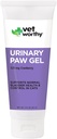 Vet Worthy Gel de patte urinaire pour chats - Supplément de chat pour soutenir la santé urinaire et la santé des insectes - Supplément félin avec extrait de canneberge, L-Lysine et vitamine C - Saveur de saumon, 3oz