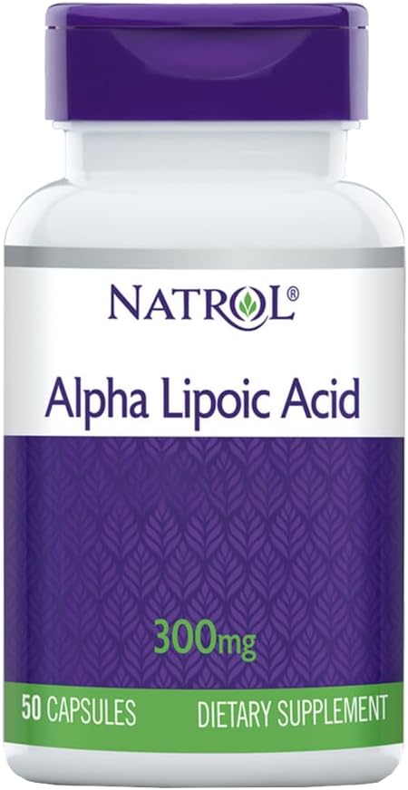 Natrol Alpha acide lipoïque 300mg Capsules, 50 Compte (paquet de 3)