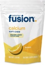 Fusion bariatrique Supplément calcium bariatrique Chews (Citrate de calcium avec vitamine D3 Vitamine bariatrique) Sucre libre Chewable (500mg) Lemon (60) Compte