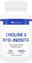 ML Naturals Choline & Myo-Inositol 120 capsules végétales, certifiées NSF et conformes aux GMPc