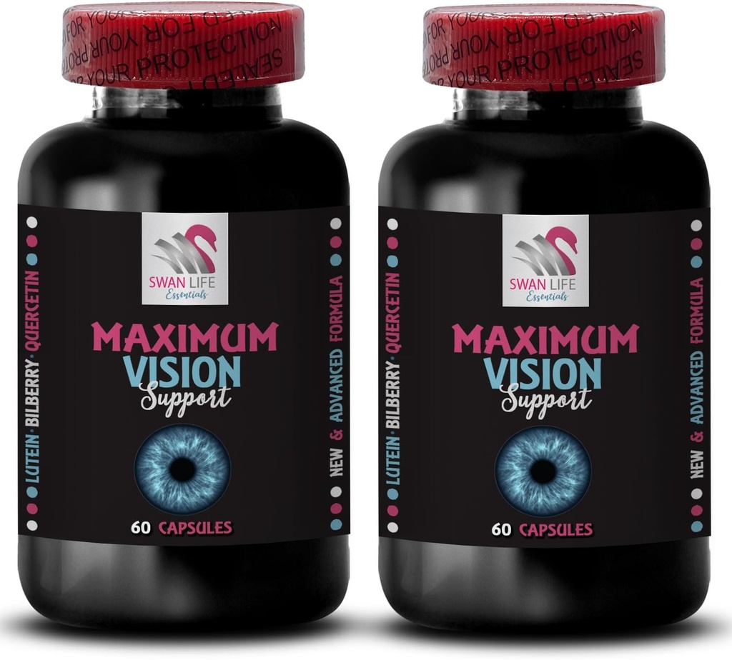 Vision raffinée - EYE VISION SUPPLÉMENT - Boost visuel, vue claire, focale nette, image plus claire, perspectives lumineuses, boost Clarity, amplificateur de vision, support visuel, avantage focus 2 flacon 120 capsules