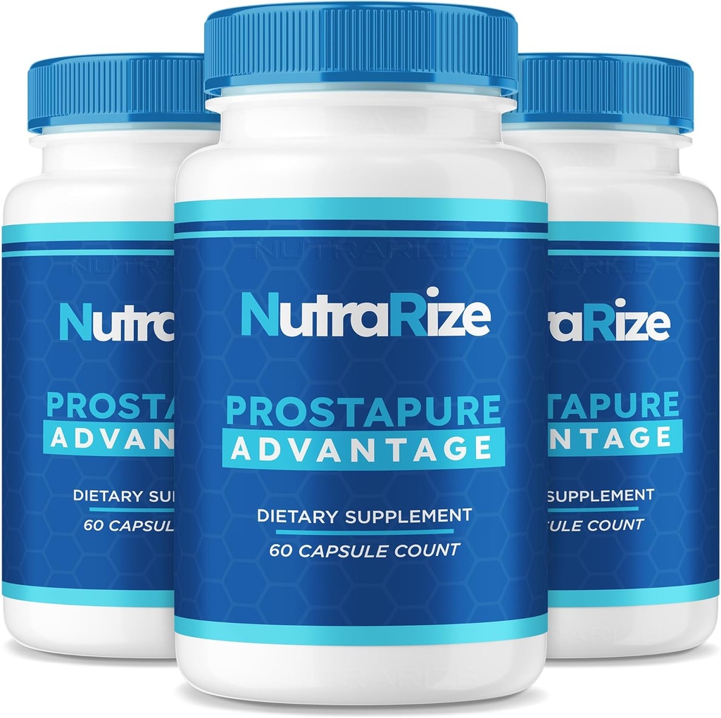 (3 Pack) Capsules Prostapure, Prostapure Advantage Prostate Supplement, Formule Avancée Officielle All-Natural, Pills Maximum Strength pour soutenir la santé globale, Prosta Pure Reviews (180 Capsules)