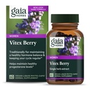 Gaia Herbes Vitex Berry, Chasteberry, Hormone Balance pour les femmes, Capsules liquides végétaliens, Black 60 Count