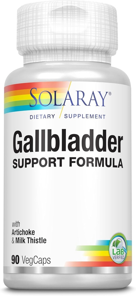 Solaray Gallbladder Formule de soutien - 90 Capsules