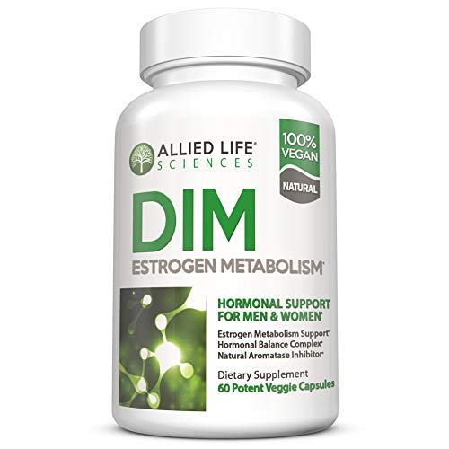Supplément DIM, 300 mg de Diindolylméthane Plus Brocoli graines extraits pilules, végétalien non-OGM, 60 capsules