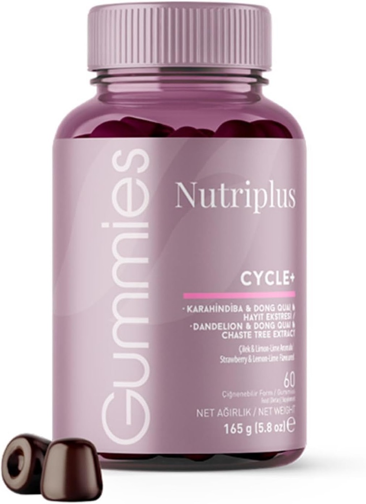 FARMASi Nutriplus Dietary Supplement, Jelly Vitamines, 60 pcs - Multivitamine support, stimule l'immunité, favorise le bien-être, supplément quotidien, minéraux, croissance saine (1 comte, fraise, chaux)