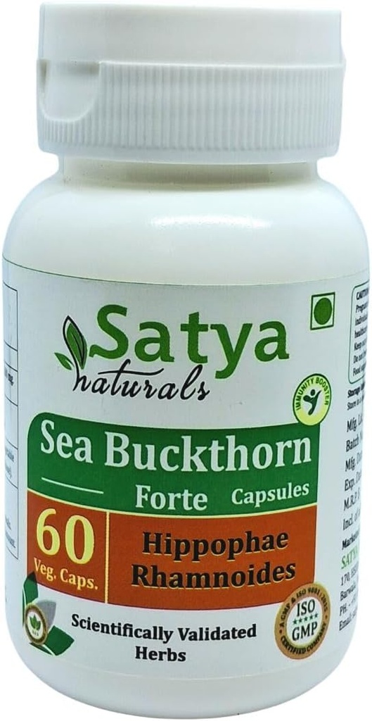 Sea Buchthorn Forte Capsule 500 mg. 60 Veg. Capsule.