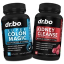 Colon Cleanser Detox & Rein Cleanse - 15 jours Colon Cleanse Pills Probiotique & Rein Detox Supplément de soutien Cranberry - Bowel Mouvement Suppléments pour l'estomac intestinal Bloating Gut & Rein