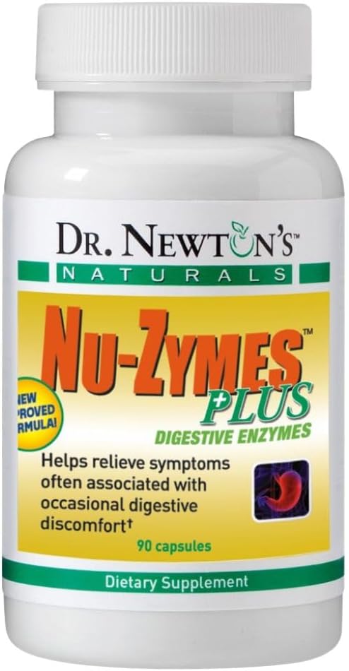 Dr. Newton's Naturals Nu-Zymes Plus Digestive Enzymes 90 Vegetarian Capsules