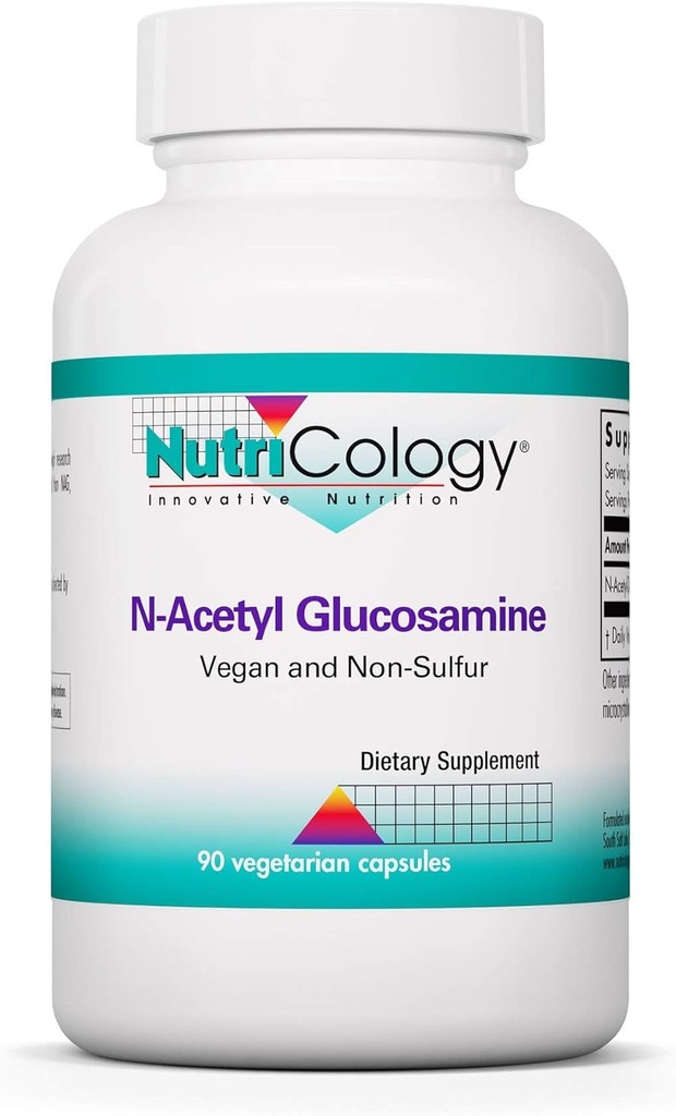 Groupe Nutricologie N-acétyl D-Glucosamine 500mg - Supplément NAG, Soutien articulaire, Sulfate de glucosamine, Formule Santé articulaire, Activateur de Motilité, Vegan, Non-Sulfur, Capsules Végétariennes - 90 Compte