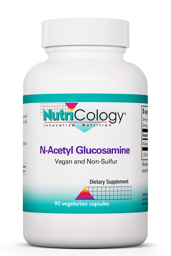 Groupe Nutricologie N-acétyl D-Glucosamine 500mg - Supplément NAG, Soutien articulaire, Sulfate de glucosamine, Formule Santé articulaire, Activateur de Motilité, Vegan, Non-Sulfur, Capsules Végétariennes - 90 Compte