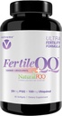 FertileQQ ULTRA Ubiquinol (QH) plus PQQ à BOOST Mama's 2B Natural Reproductive Support, #1 Formula for Support of Mitochondria Egg Cell Health - Doctor Recommended Fertility Formula.