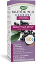 Nature's Way Sambucus Elderberry Nighttime Syrup for Kids with Melatonin, Immune Support*, 4 Fl Oz