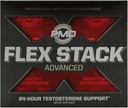 PMD Sports Flex Stack Avancé de testostérone 24 heures pour la croissance musculaire maigre, la force, la récupération, la libido et le sommeil reposé - N-Test 600 Advanced / 90 T-Gels liquides, Z-Test 90 capsules ...