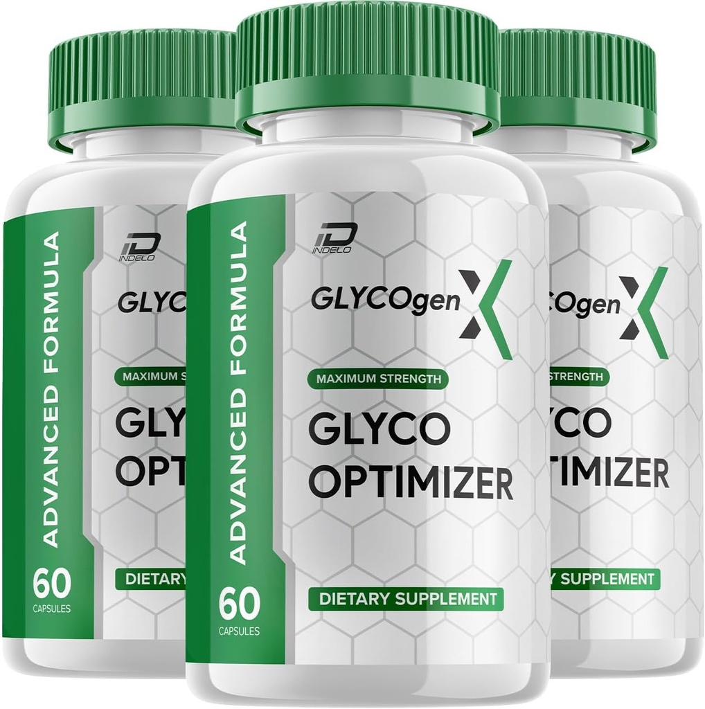GlycogenX Glyco Optimizer Capsules Supplement - GlycogenX Optimizer Advanced Formula, Glycogen X Supplement, GlycogenX Booster Reviews, Supplément Glycogen maximal (3 Pack - 180 Capsules)