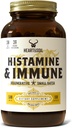 HEART & SOIL Histamine et Immune Support – Suppléments enzymatiques DAO de 3000mg avec le Thymus Bovin, le Sélénium et la vitamine A – Non-OGM, sans allergène – 180 capsules