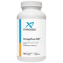 XYMOGEN OmegaPure 820 - Normes internationales sur l'huile de poisson (IFOS) Huile de poisson certifiée cinq étoiles - Supplément Omega-3 de l'EPA DHA pour le soutien cardiovasculaire + cognitif (120 petits softgels)