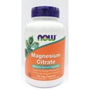 MAINTENANT Suppléments, Citrate de magnésium, Fonction enzymatique*, Support du système nerveux*, 120 Capsules de Veg